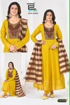 Royal Queen By Blue Hills Rayon Foil Printed Anarkali Kurti Set